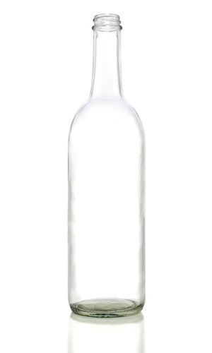 Wine Bottles 750 ml Clear Screw Top Bordeaux (Case of 12)