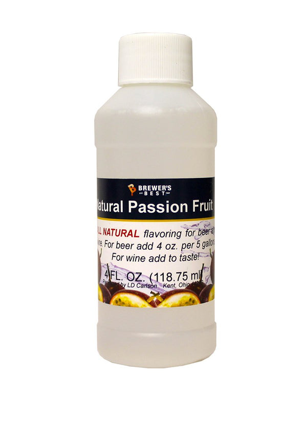 Natural Passion Fruit Flavor Extract in a bottle