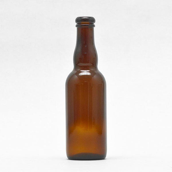 Brown 375 ml Belgian-style Beer Bottle intended for use with a belgian cork
