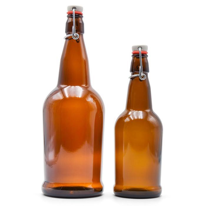 16-ounce and 32-ounce EZ cap bottles side by side closed