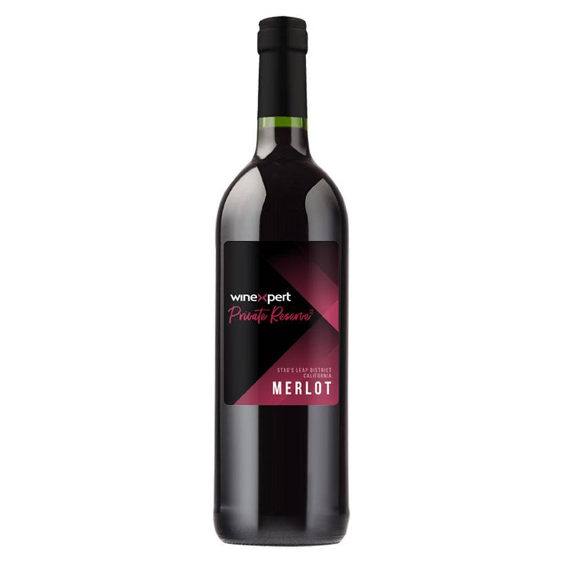 Napa Valley Stag Leap District Merlot w/ Skins Wine Kit - Winexpert Private Reserve Bottle