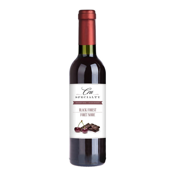 A bottle of Black Forest Cake Dessert Wine