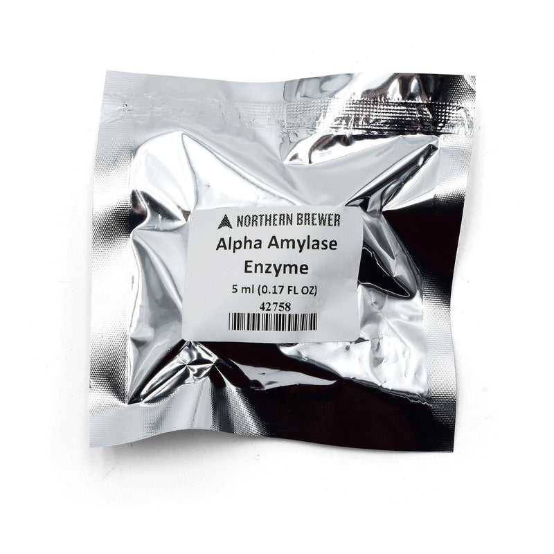 Bag of alpha amylase enzyme