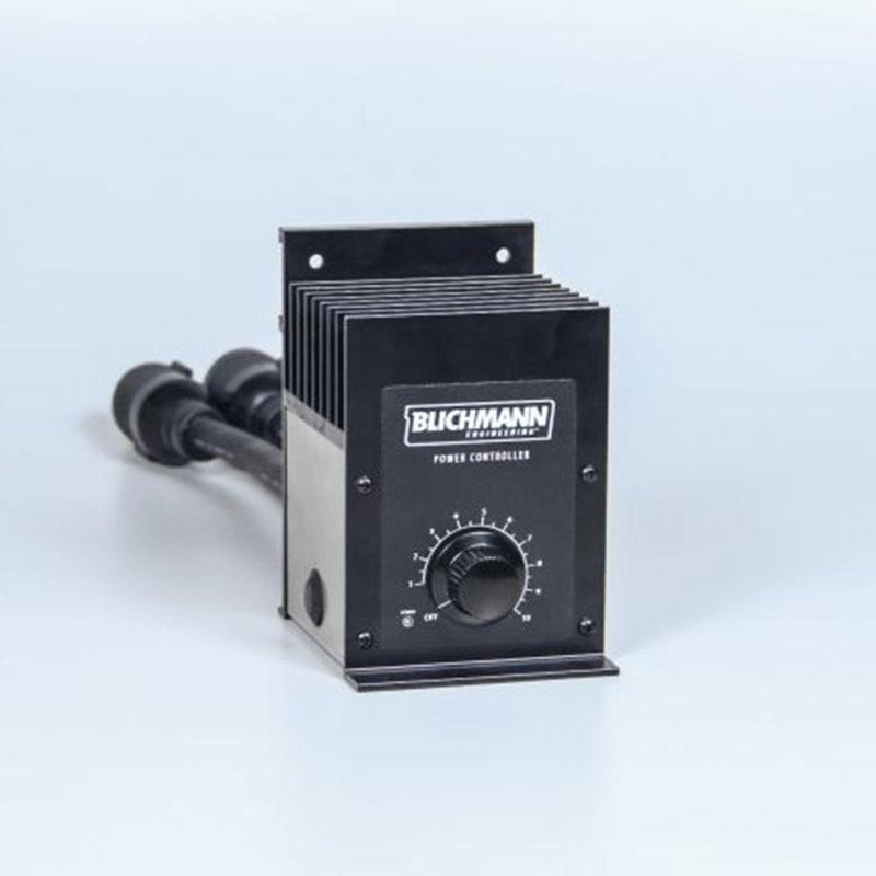 The Blichmann Modular Power Controller at a slight profile view