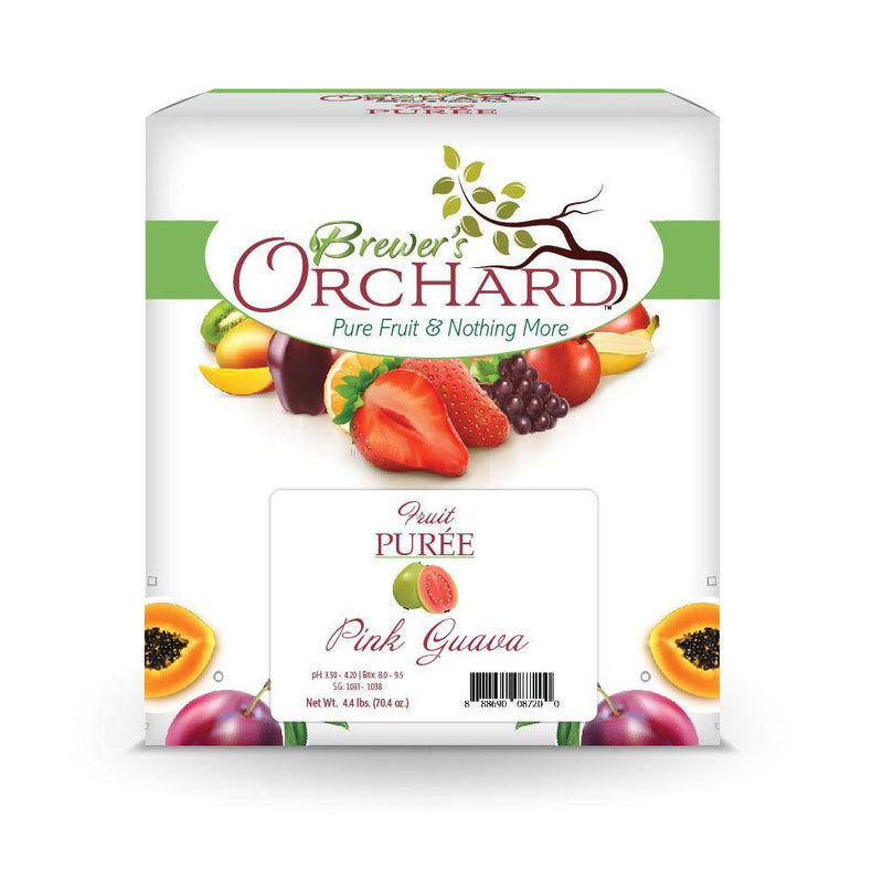 Pink Guava Puree - Brewer's Orchard Fruit Puree