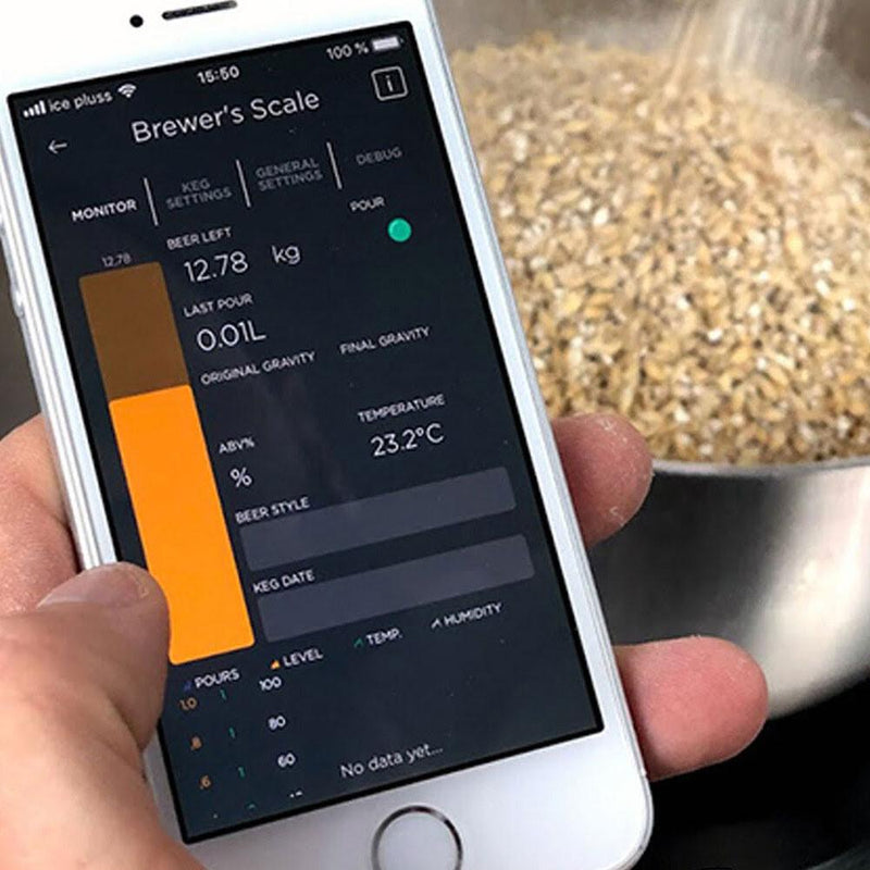 Using the PLAATO app with PLAATO Keg as a grain scale