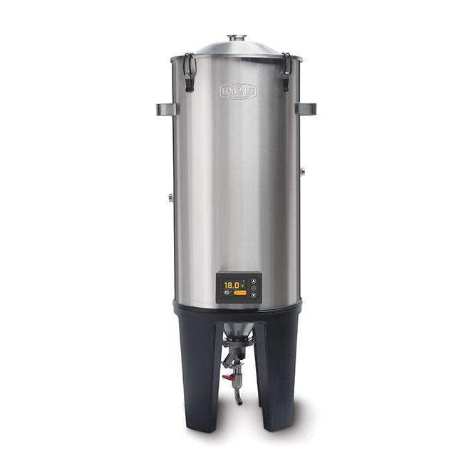 Grainfather Conical Fermenter with Dual Valve and wireless controller.
