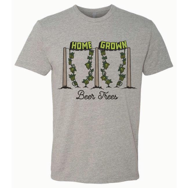 Home Grown Hop Rhizomes Shirt - "Beer Trees"