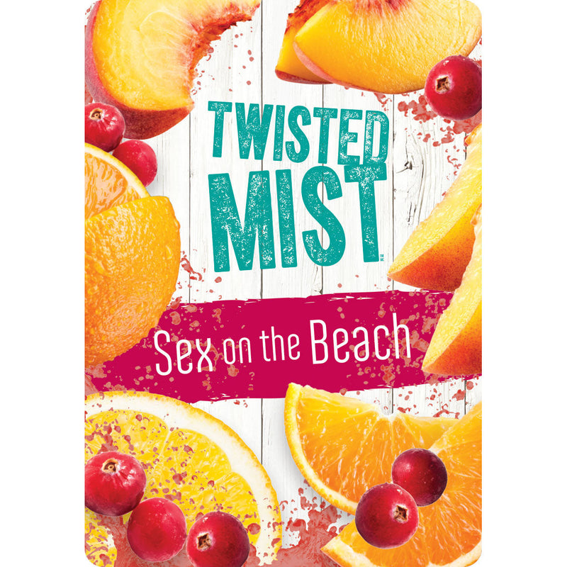 Label for Sex on the Beach Wine Recipe Kit - Winexpert Twisted Mist Limited Edition