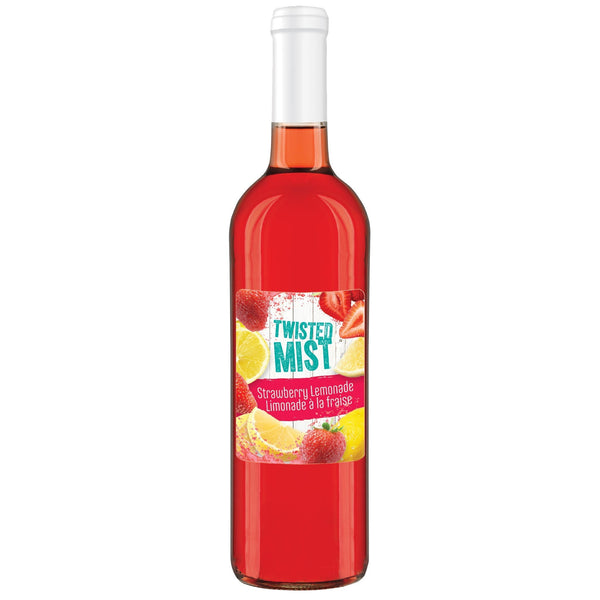 Bottle of Strawberry Lemonade Wine Recipe Kit - Winexpert Twisted Mist Limited Edition