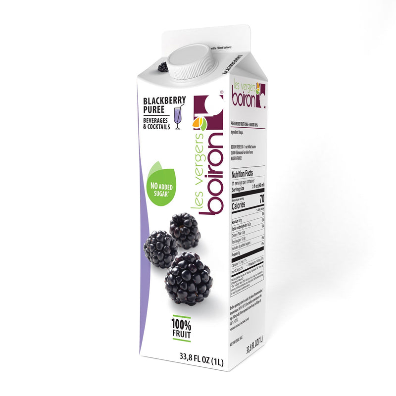 Blackberry Puree 1L - Boiron Ambient Fruit Puree side