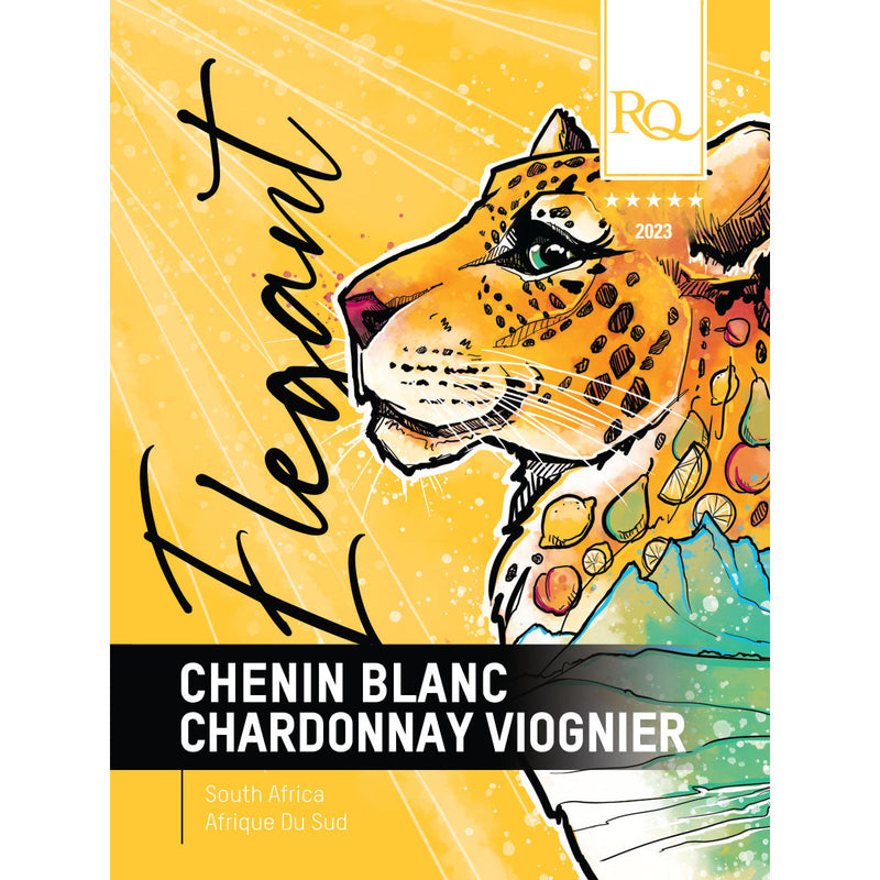 RJS RQ23 Elegant Chenin Blanc Chardonnay Wine Bottle Label