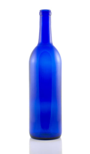 Wine Bottles 750 ml Blue Bordeaux (Case of 12)