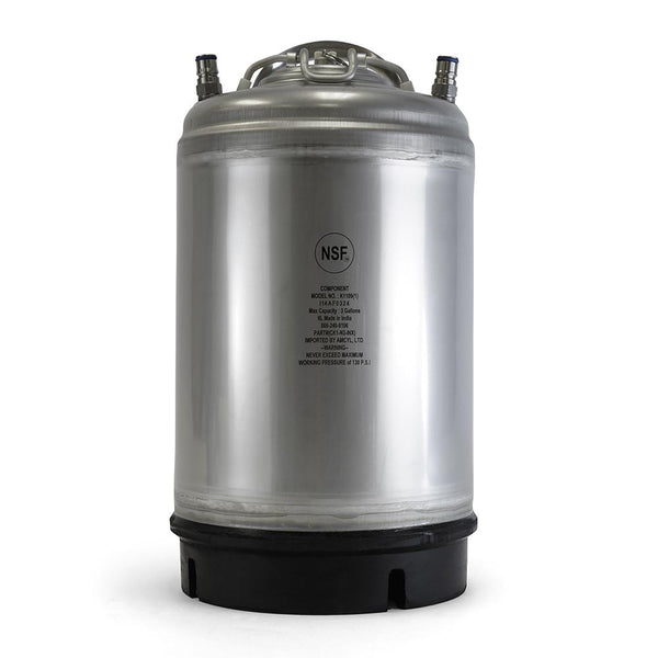 The 3-gallon Draft Brewer® Ball Lock Soda Keg