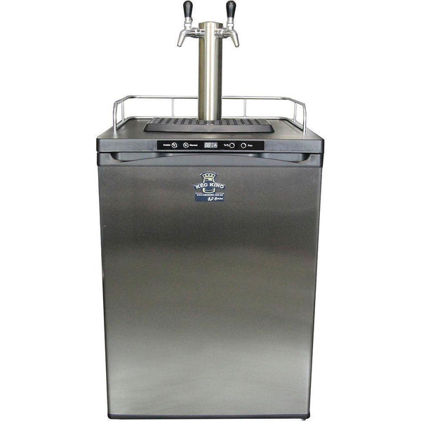 Keg King Keg Master Series 4 Kegerator SS Double Tap Front view