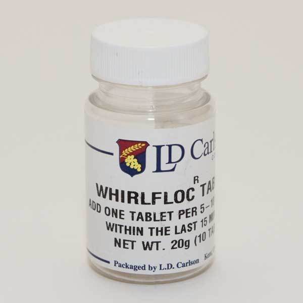 Whirlfloc Tablets in their container