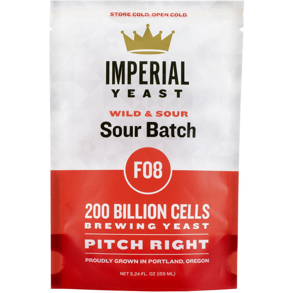 Container of Imperial Yeast F08 Sour Batch