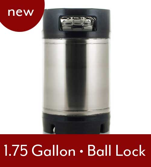 NEW 1.75 Gallon Ball Lock Keg