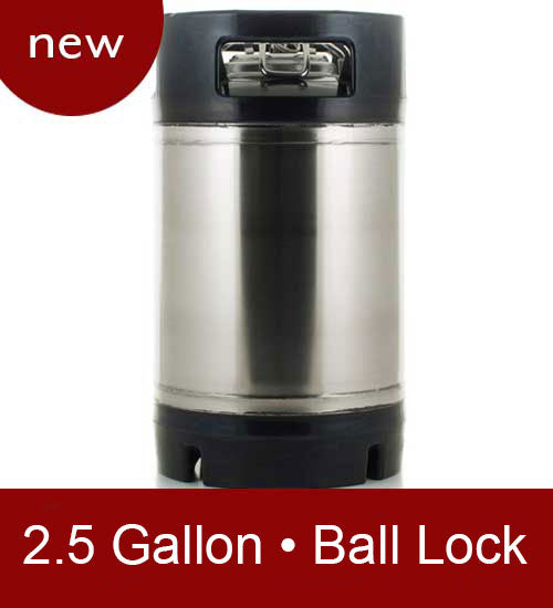 New 2.5 Gallon Corny Keg Ball Lock