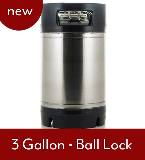 New 3 Gallon Corny Keg Ball Lock