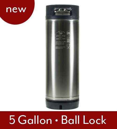 New 5 Gallon Ball Lock Keg