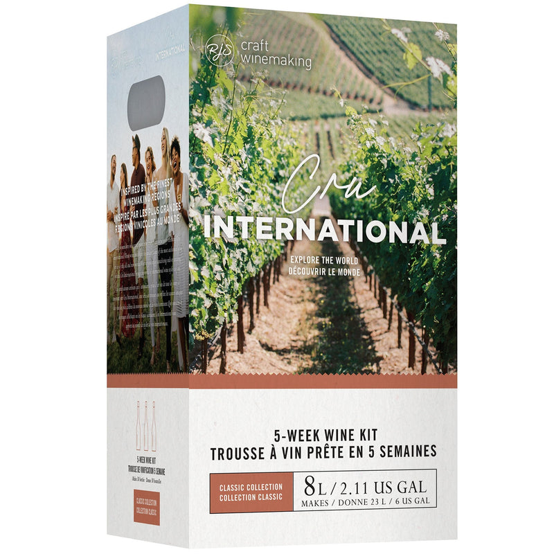 German Gewüztraminer Wine Kit - RJS Cru International front of the box