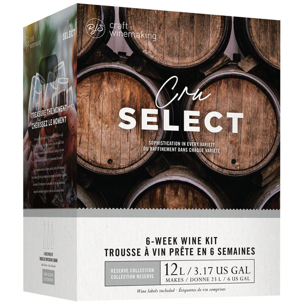 Australian Shiraz Wine Kit - RJS Cru Select Front