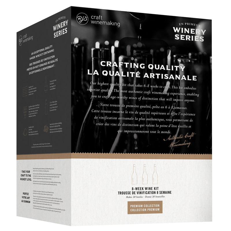 Italian Zinfandel Wine Kit - RJS En Primeur Winery Series Left