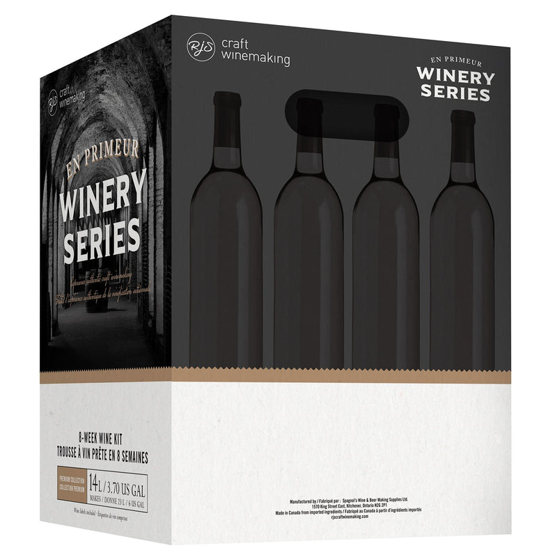 Chilean Pinot Noir Rosé Wine Kit - RJS En Primeur Winery Series box right