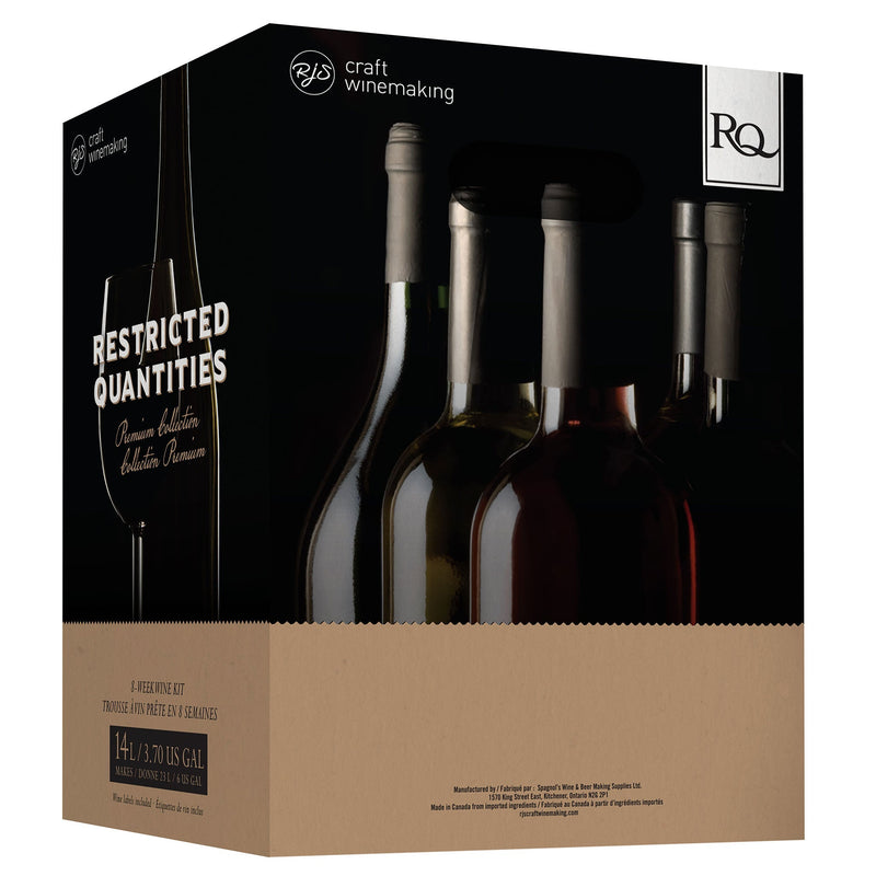 RJS RQ23 Elegant Chenin Blanc Chardonnay Wine Kit Box Right Side