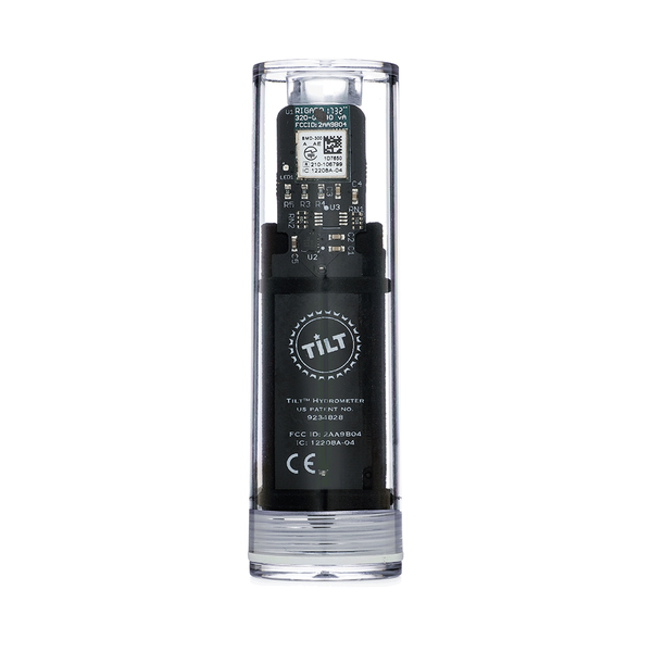 The black Tilt Digital Hydrometer and Thermometer