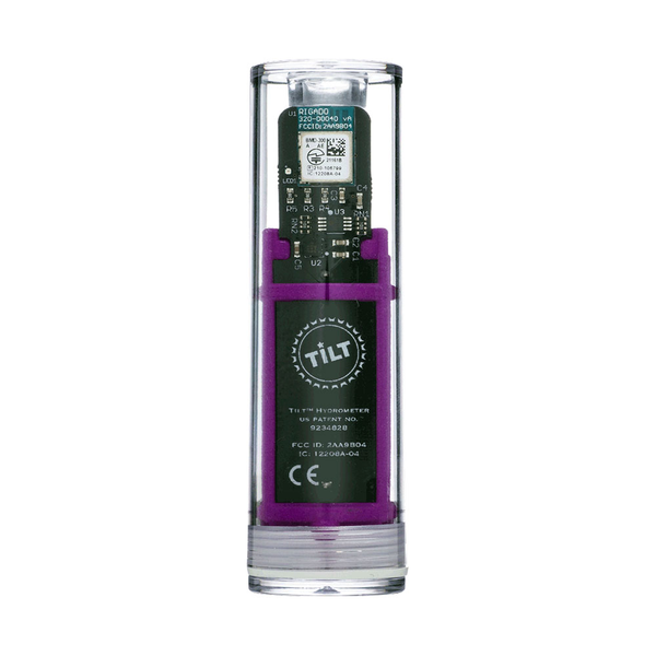 The purple Tilt Digital Hydrometer and Thermometer