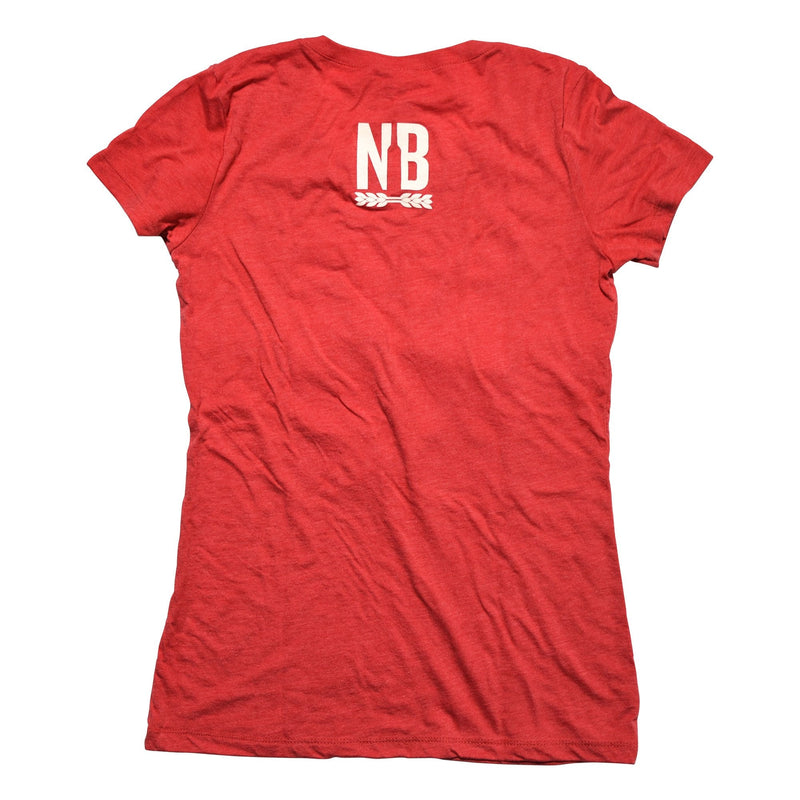 NB Woman's Red T-Shirt Back