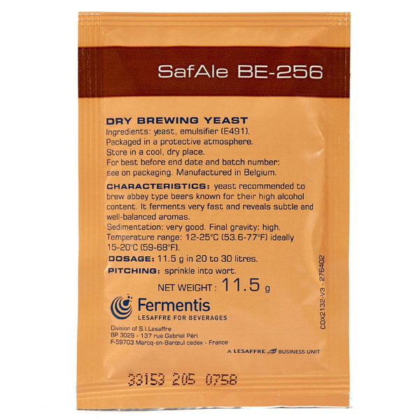 SafAle BE-256 Belgian Dry Yeast (Abbaye Dry Yeast)