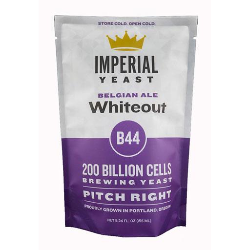 Imperial Yeast B44 Whiteout's container 