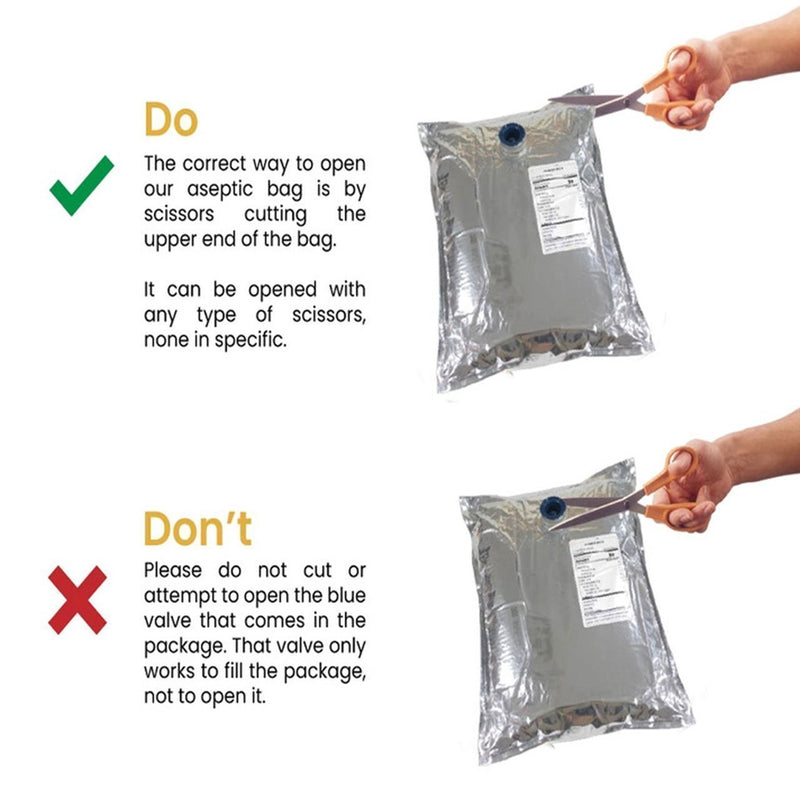 The Do's and Don'ts of Fruit Puree bag-opening