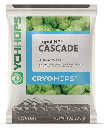 CRYO HOPS LupuLN2 Cascade Hop Pellets - 1 oz