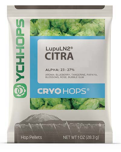 CRYO HOPS LupuLN2 Citra Hop Pellets - 1 oz