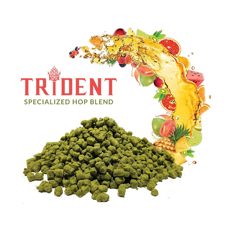Trident™ Hop Pellets with splash