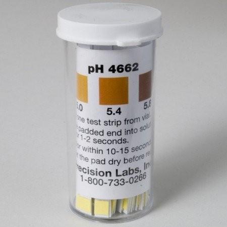 pH Test Strips for Beer within its container