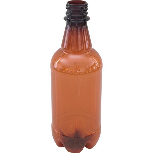 500 milliliter Amber PET Bottle with a screw finish