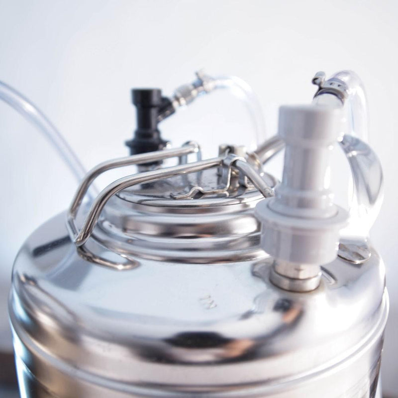 Draft Brewer® Twin Keg System's keg top view