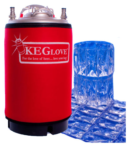KEGLove Insulated Sleeve & Ice Blanket - 3 Gallon