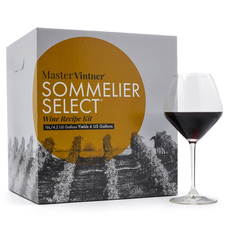 Italian Papa Rhone Wine Kit - Master Vintner® Sommelier Select® with glass