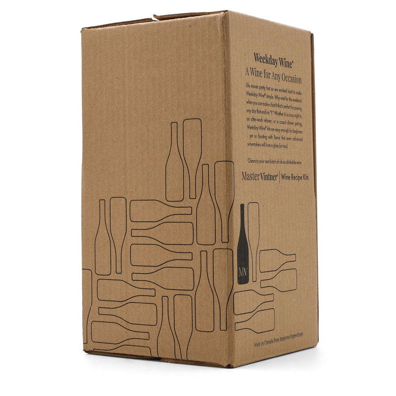 Master Vintner® Weekday Wine® Sauvignon Blanc Wine Kit Box back corner