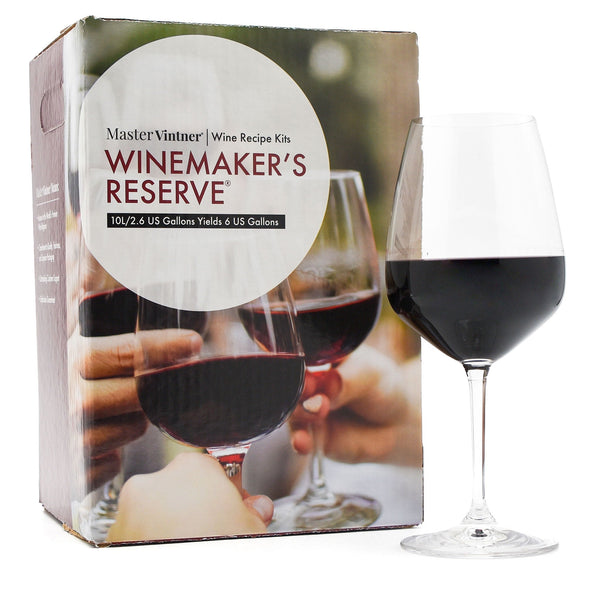 Italian Sangiovese Wine Kit - Master Vintner® Winemaker's Reserve® with glass