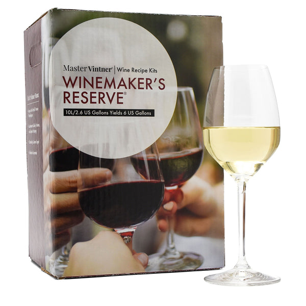 Moscato Wine Kit - Master Vintner® Winemaker's Reserve® with glass