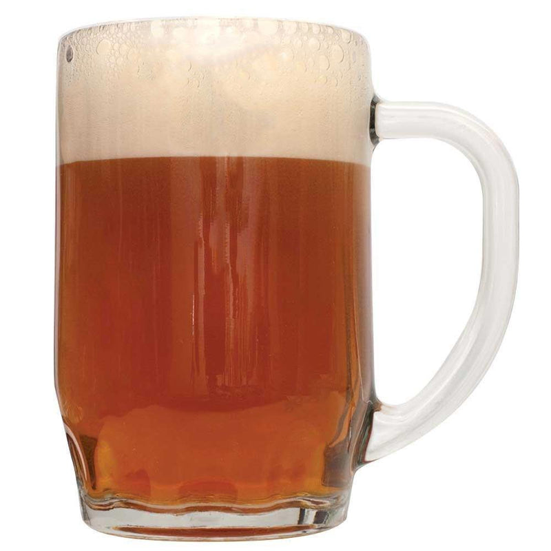 Phat Tyre amber ale homebrew in a mug