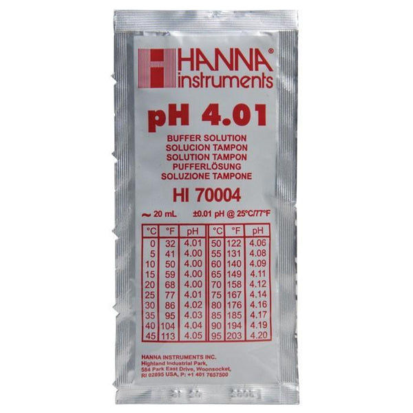 20 milliliter Sachet of Buffer Solution pH 4.01