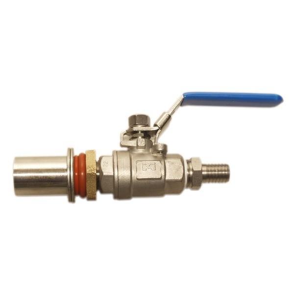 A S/S Cooler Valve with barb